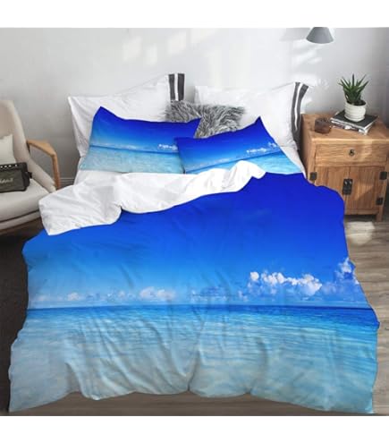 Amazon｜PNEJOEF 【布団カバー クイーン4点セット】 枕カバー 掛け布団